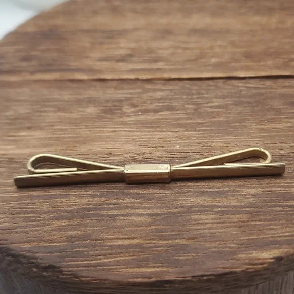 Bow tie collar clip or money clip vintage - Picture 1 of 2